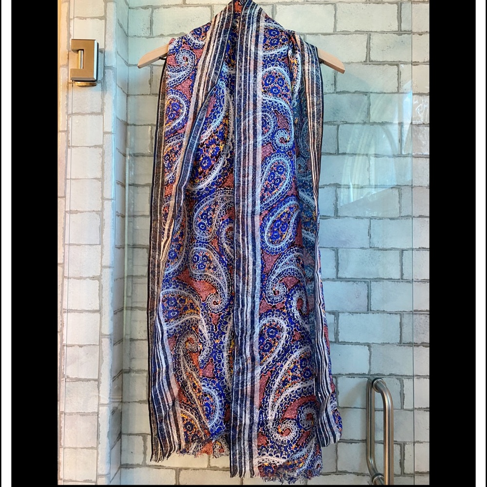 NWTs J Crew Paisley Scarf